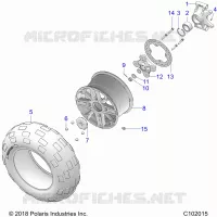 RUOTE, REAR AND HUB