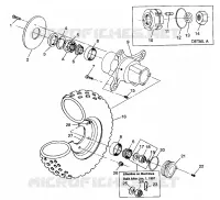 RUOTA ANTERIORE XPLORER 400L W97CC38C (4939753975B006)