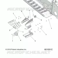 TELAIO, FOOTREST-RH