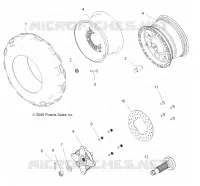 RUOTA ANTERIORE and FRENO DISK/HUBS