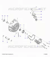 ENGINE, SISTEMA DI RAFFREDDAMENTO AND WATER PUMP