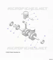 ENGINE, PISTON AND ALBERO MOTORE