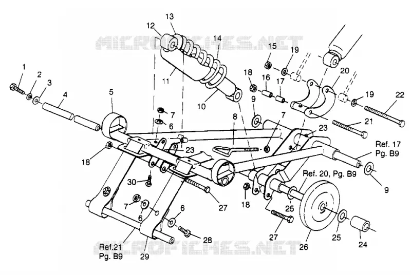 ANTERIORE COPPIA ARM 600 XC 0971776 and EUROPEAN 600 XC E971776 (4937933793B011)