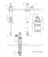 AMMORTIZZATORE POSTERIORE TRACK (7044122)