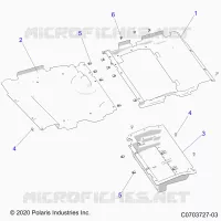 PAVIMENTO PANELS, UNDERSEAT