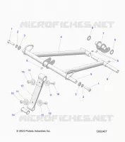 SUSPENSION, ANTERIORE COPPIA ARM