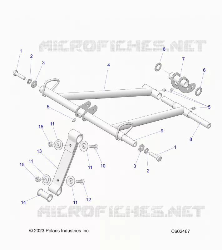 SUSPENSION, ANTERIORE COPPIA ARM