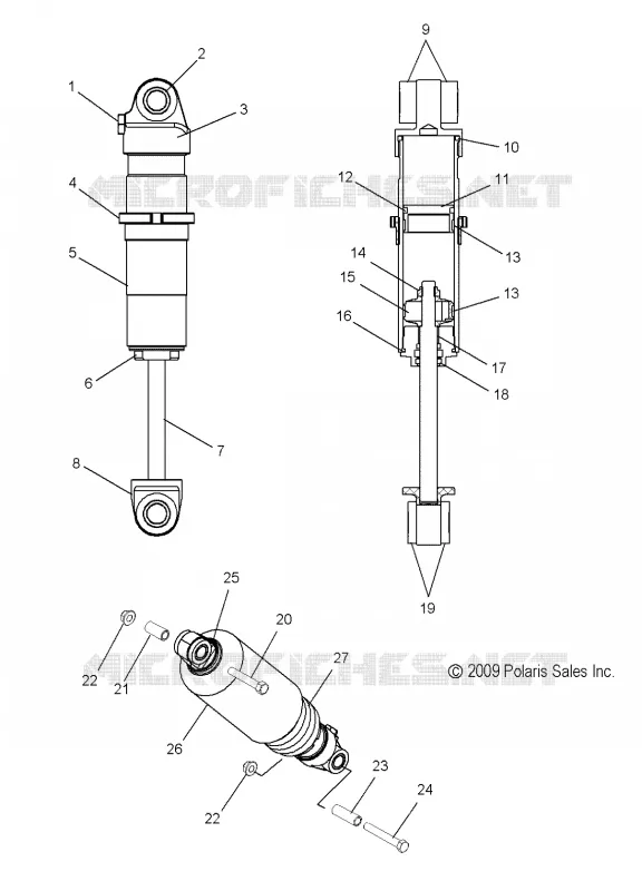 SHOCK ANTERIORE PISTA (7043549)