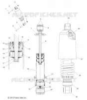 SHOCK ANTERIORE PISTA (7043779)