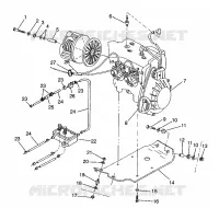 MONTAGGIO DEL MOTORE SPORT 0980443 and SPORT TOURING 0980243 (4942054205C003)