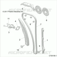 CAM CATENA AND TENSIONER