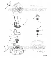 ENGINE, COOLING SYSTEM AND POMPA DELL'ACQUA