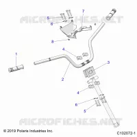 TIMONE, HANDLEBAR AND CLAMPS