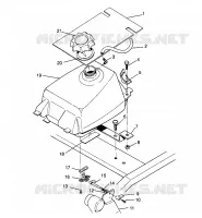 MONTAGGIO SERBATOIO CARBURANTE 6x6 400L