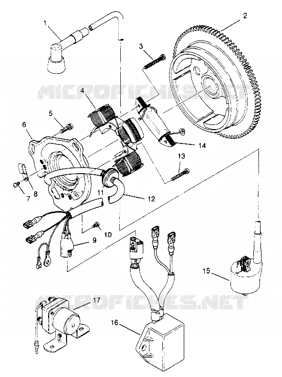 MAGNETO ASSEMBLY 2X4 300 W947530 (4926742674C014)