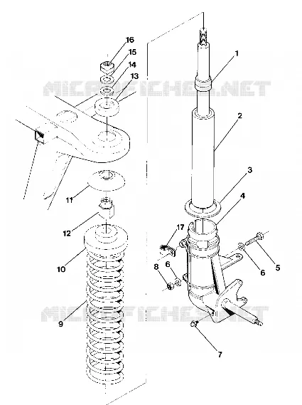 ANTERIORE MONTANTE ASSEMBLY (4917741774010A)