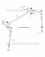 SUSPENSION, POSTERIORE STRUT STABILIZZATORE