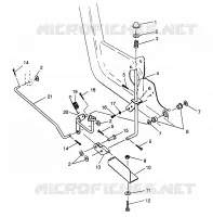 PEDALE   FRENO 6X6 400L NORWEGIAN N968740 (4935963596C001)