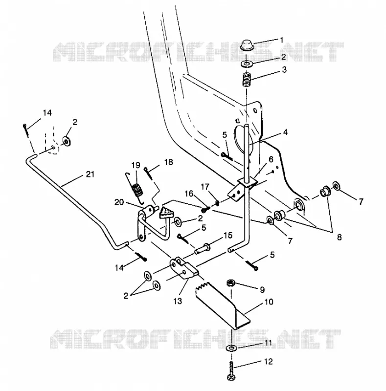 PEDALE   FRENO 6X6 400L NORWEGIAN N968740 (4935963596C001)