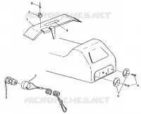 PROTEZIONE FRIZIONE/REFLECTOR ASSEMBLY European 440,440 SKS,500 EFI,EFI  SKS,Lite (49237723770003)