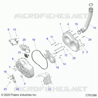 TRASMISSIONE, CLUTCH COVER AND DUCTING