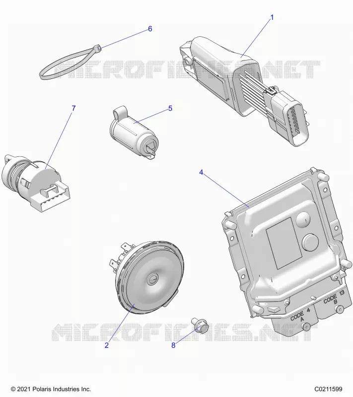 ELETTRICO, SWITCHES, HORN AND ECM