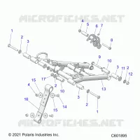 SUSPENSION, ANTERIORE COPPIA ARM