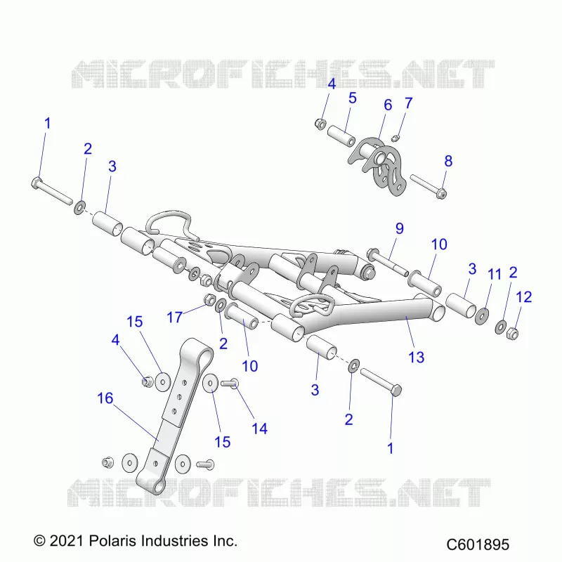 SUSPENSION, ANTERIORE COPPIA ARM