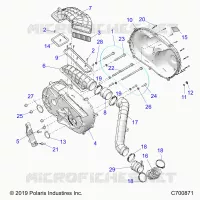 TRASMISSIONE, CLUTCH COVER AND DUCTING