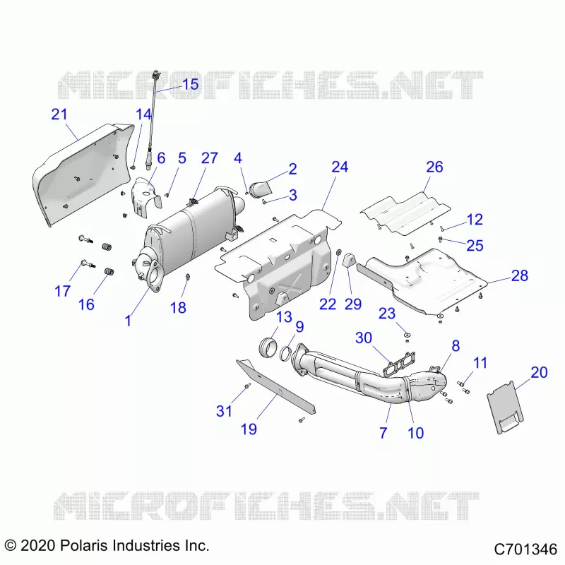 ENGINE, IMPIANTO DI SCARICO