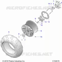 RUOTE, REAR AND HUB
