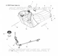SISTEMA DI ALIMENTAZIONE CARBURANTE, CARBURANTE TANK ASM.