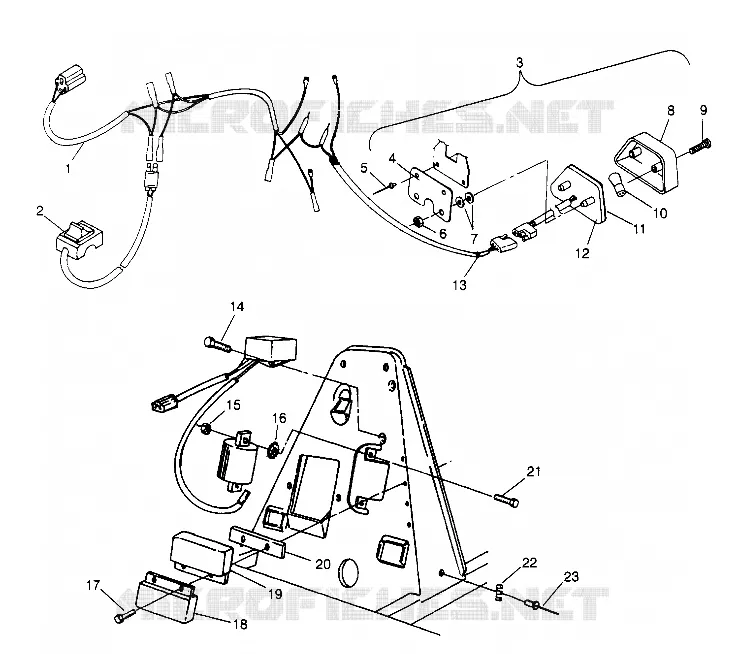 ELETTRICO/FANALE POSTERIORE ASSEMBLY TRAIL BLAZER W947221 (4926832683C002)