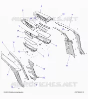 CARROZZERIA POSTERIORE FENDERS AND BEZELS