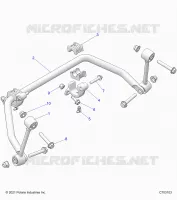 SUSPENSION, FRONT, BARRA DI STABILIZZAZIONE
