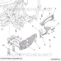 CHASSIS, MOUNTING, FRONT SCATOLA DEGLI INGRANAGGI