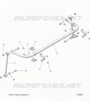 SUSPENSION, REAR BARRA DI STABILIZZAZIONE
