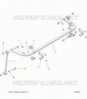 SUSPENSION, REAR BARRA DI STABILIZZAZIONE