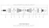 DRIVE TRAIN, POSTERIORE DRIVE SHAFT