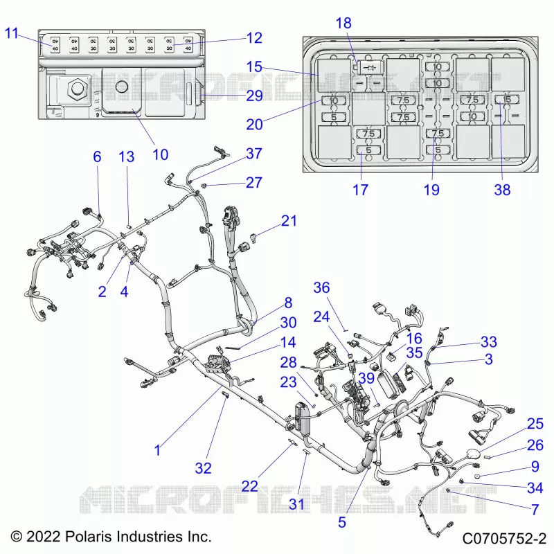 ELETTRICO, WIRE HARNESS, CHASSIS