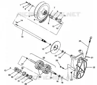 TRASMISSIONE ASSEMBLY 440 0942760 and 440 SKS 0942560 (4925072507017A)