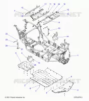 CHASSIS, MAIN FRAME AND SCIARED PLATES