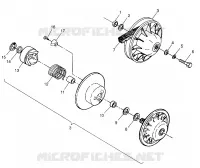 FRIZIONE DRIVEN  XPLORER 500 W97CD50A (4941354135C004)