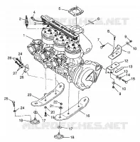 MONTAGGIO DEL MOTORE SL 780 B974088 and Intl. SL 780 I974088 (4940924092B001)