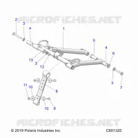 SUSPENSION, ANTERIORE COPPIA ARM
