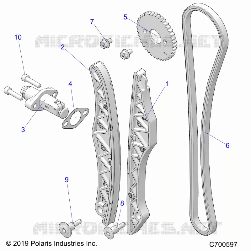 CAM CATENA AND TENSIONER