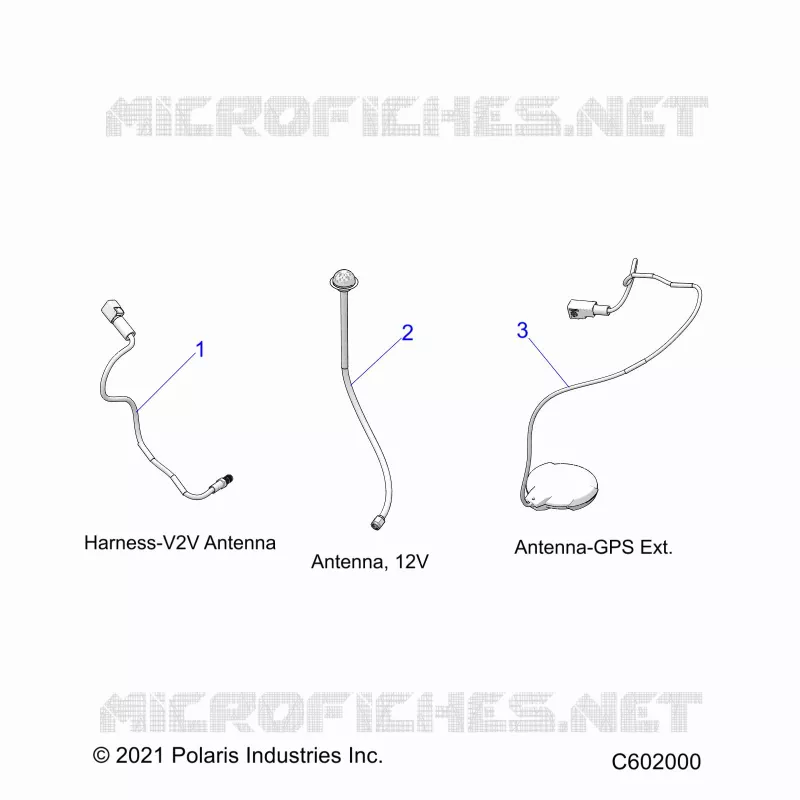 ELETTRICO, GPS HARNESS AND ANTENNA