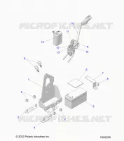 ELETTRICO, BATTERY, MANUAL START POWER UP COMPONENTS