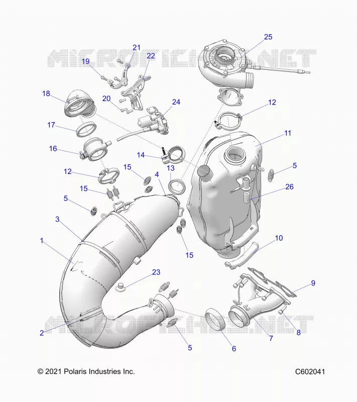 ENGINE, IMPIANTO DI SCARICO AND TURBO ASM.