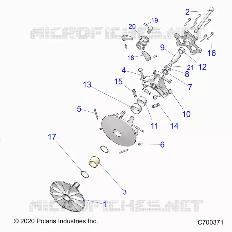 TRASMISSIONE, PRIMARY CLUTCH